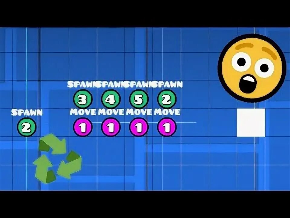 Как пользоваться триггерами в geometry dash. Триггеры геометрии даш. geometry dash spawn trigger. триггеры в геометрии даш обучение 2.1.