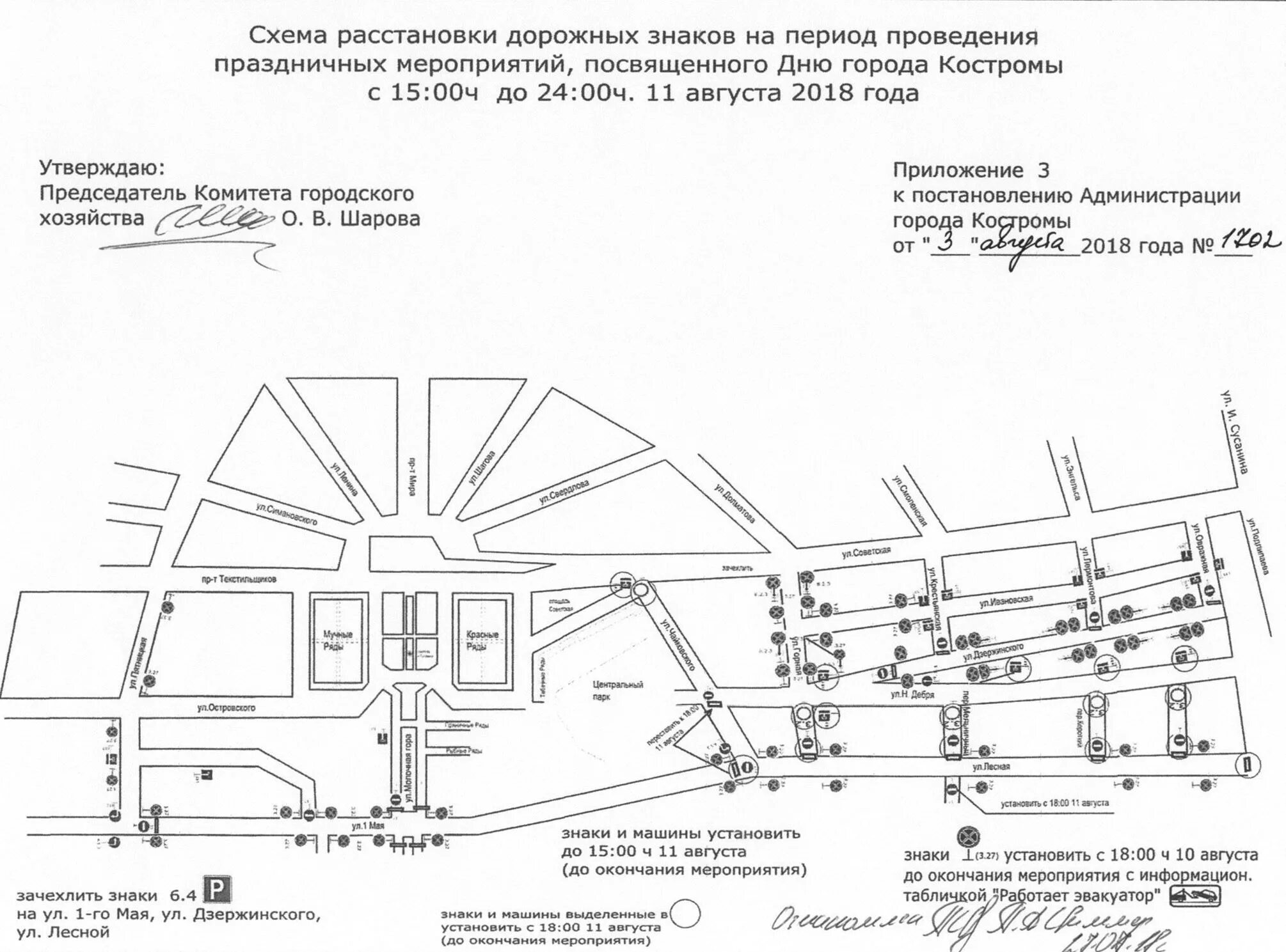 Схемы размещения охраны и использования