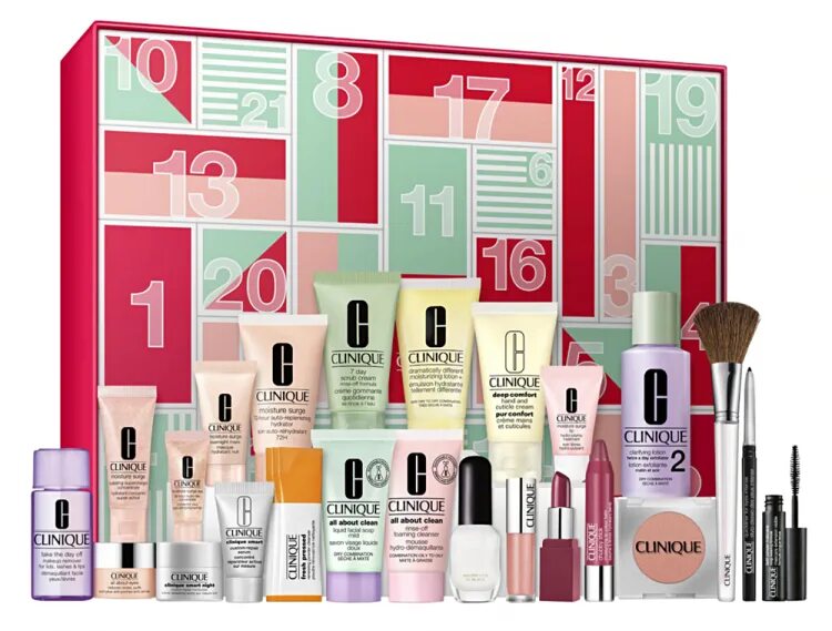 Адвент календарь obsession. Advent calendar косметика 2025. 24 days of clinique advent. advent calendar косметика 2025. адвент календарь clinique.