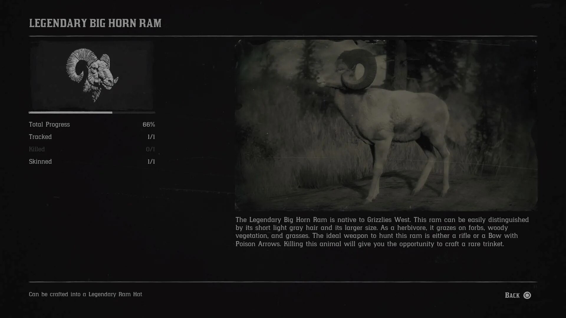 Баран в рдр 2. Легендарный баран. legendary bighorn ram. баран рдр 2. left horn of the ram.