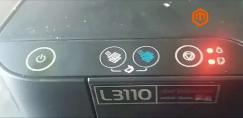 Epson моргает всеми лампочками