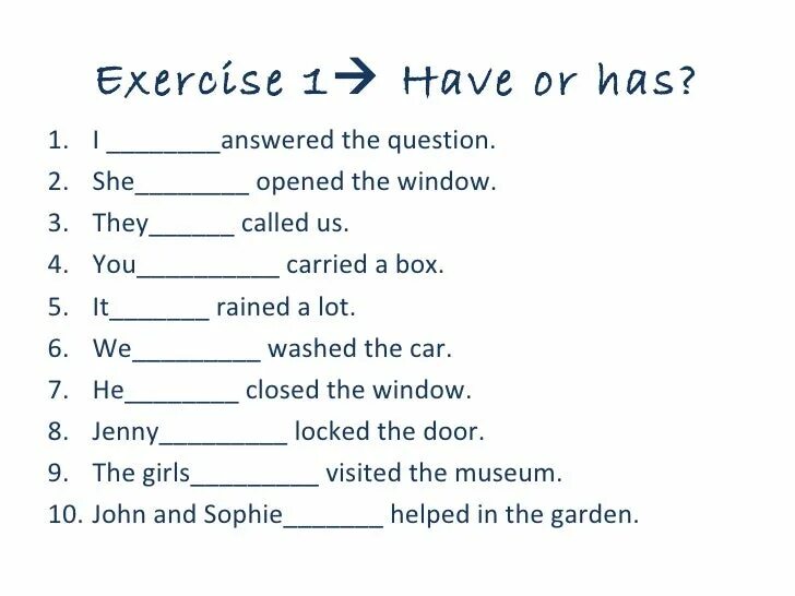 Present perfect simple упражнения 4 класс. Present perfect упражнения have has. Present perfect упражнения. Perfect упражнения. Глагол have в present simple упражнения