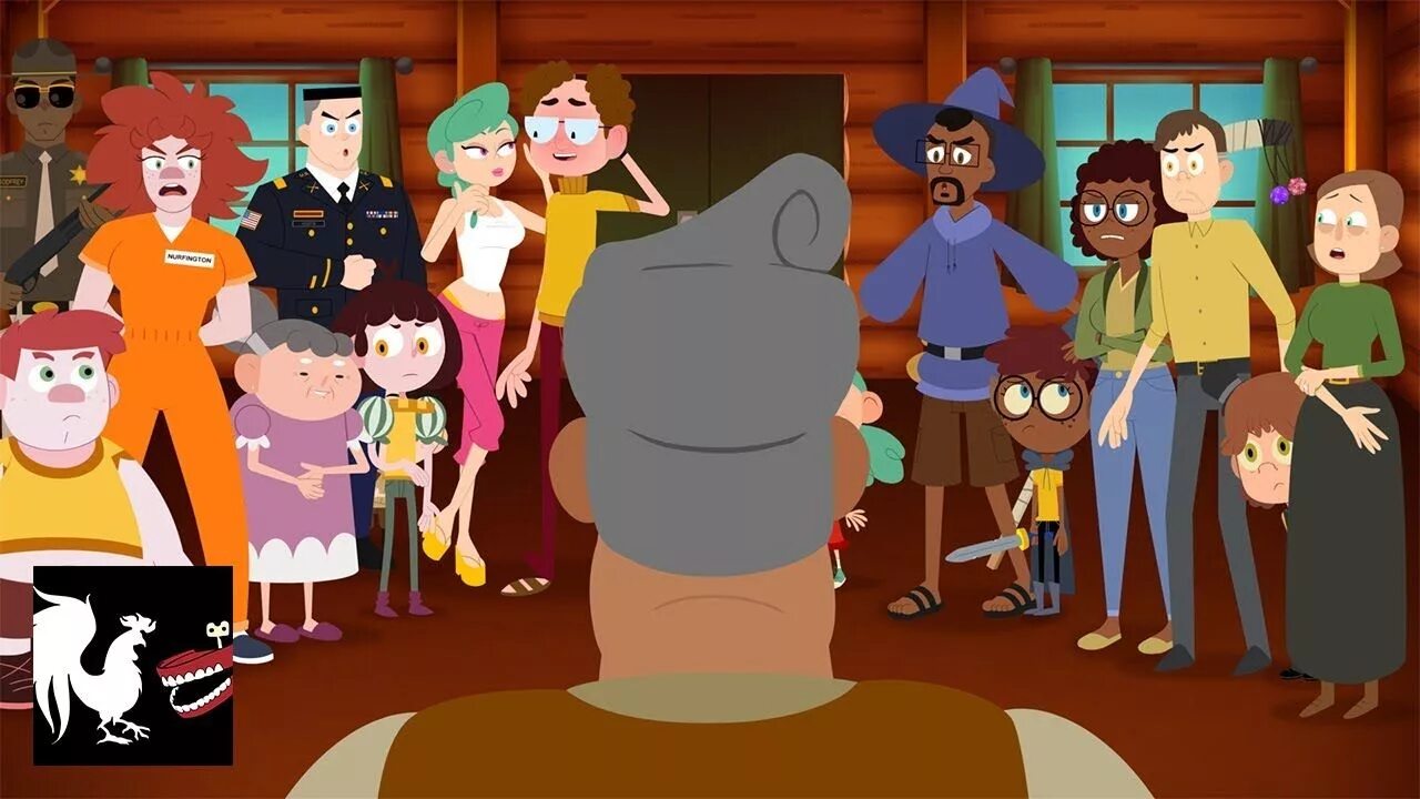 Camp camp episode. Кэмп Кэмп Дольф. Родители Макса Camp Camp. Лагерь лагерей Дольф.