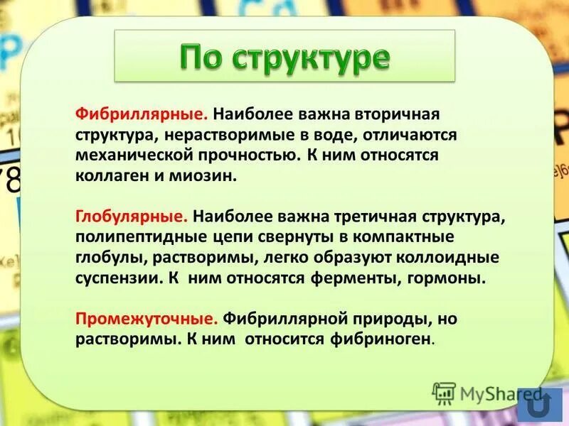 Глобулярные белки. Белки глобулярные и фибриллярные различия в строении и свойствах. Белки как природные полимеры.