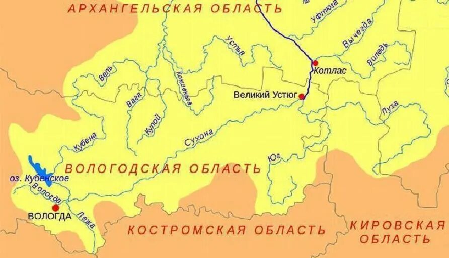 Бассейн реки Сухона. Река Сухона на карте России. Река Сухона на карте Вологодской области. Исток реки Северная Двина на карте. Бассейн океана западная двина