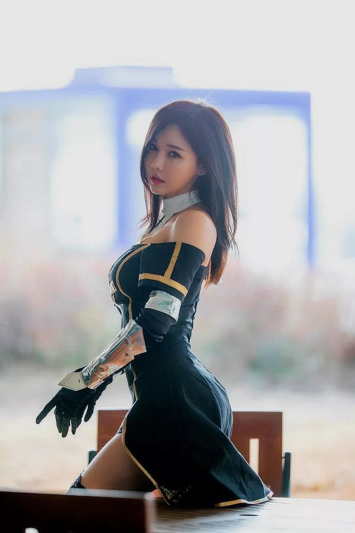 Азиатки косплеерши. Han ga Eun в платье. Han ga Eun Cosplay. Han ga Eun косплей. Азиатские девушки косплей.