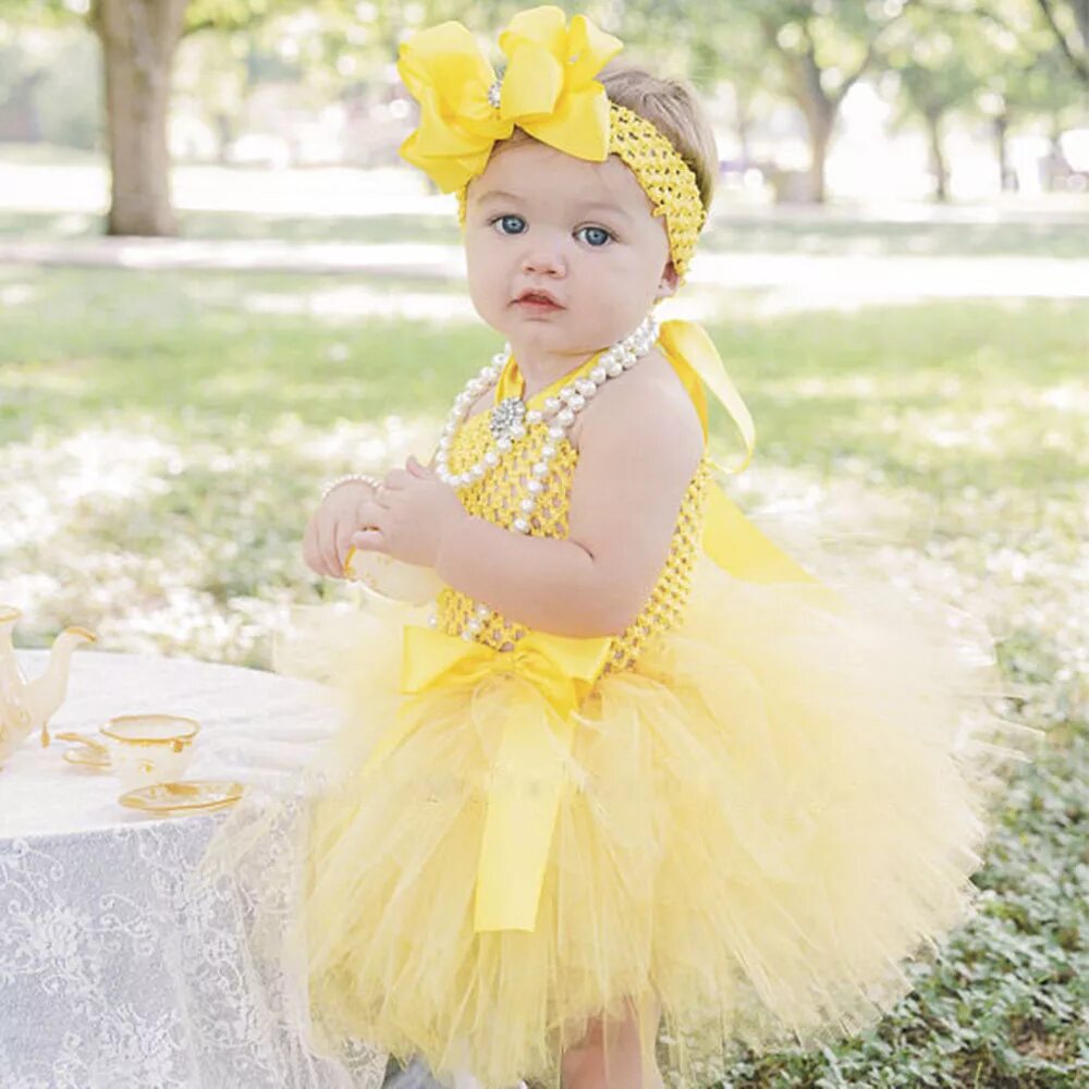 Мод на малыша в желтом