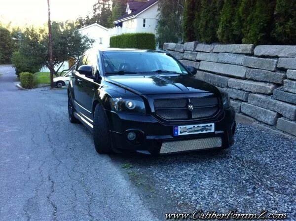 Dodge caliber фары тюнинг Фары додж калибр