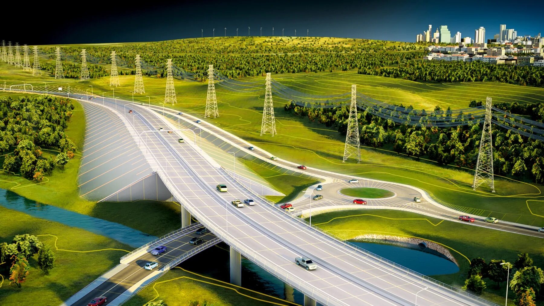 Civil system. Трехмерная модель дороги. Проектирование автодорог. Проектировщик автомобильных дорог. Проектирование дорог и мостов.