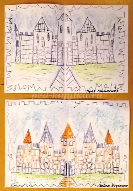 Замки средневековья 4 класс изо. Рисунок средневекового замка по изо. Европейские города средневековья изо 4 класс. Средневековый город 4 класс изо.