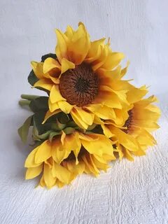Подсолнух из фоамирана