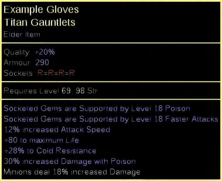 Socket gems. Socket gems
