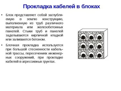 Способы прокладки кабелей