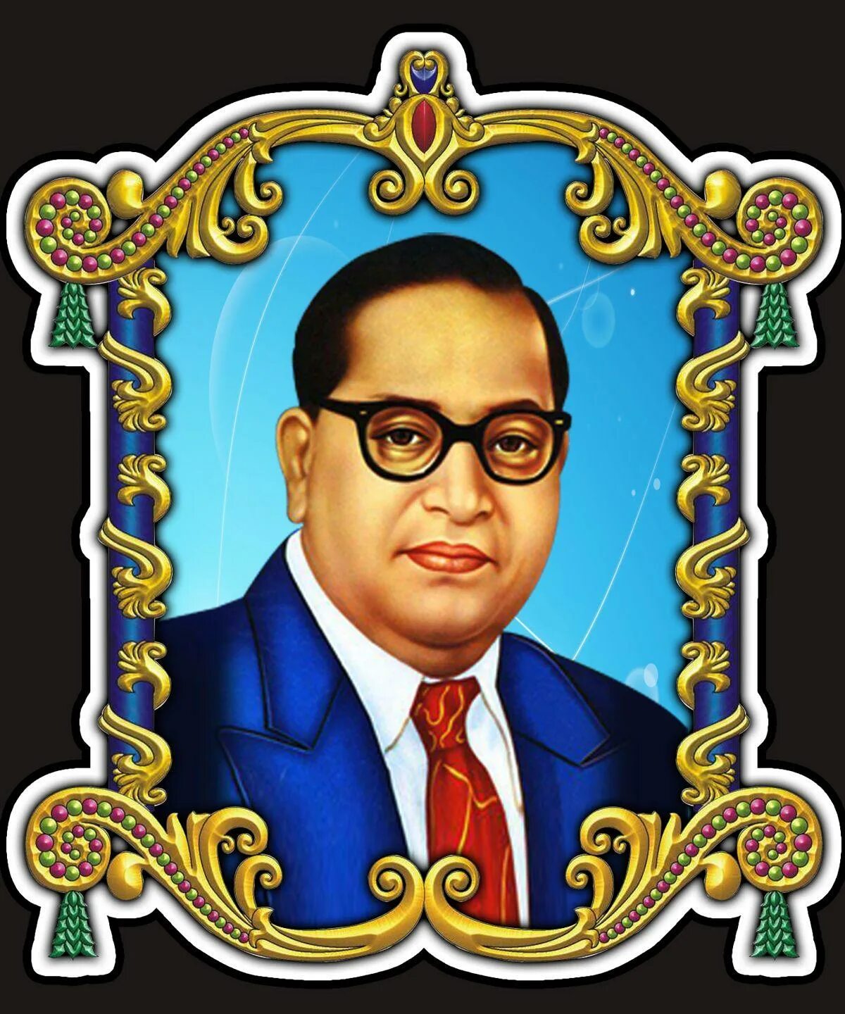 Babasaheb Ambedkar. Бхимрао Рамджи Амбедкара. Ambedkar Jayanti. День Бхимрао Рамджи Амбедкар праздник.