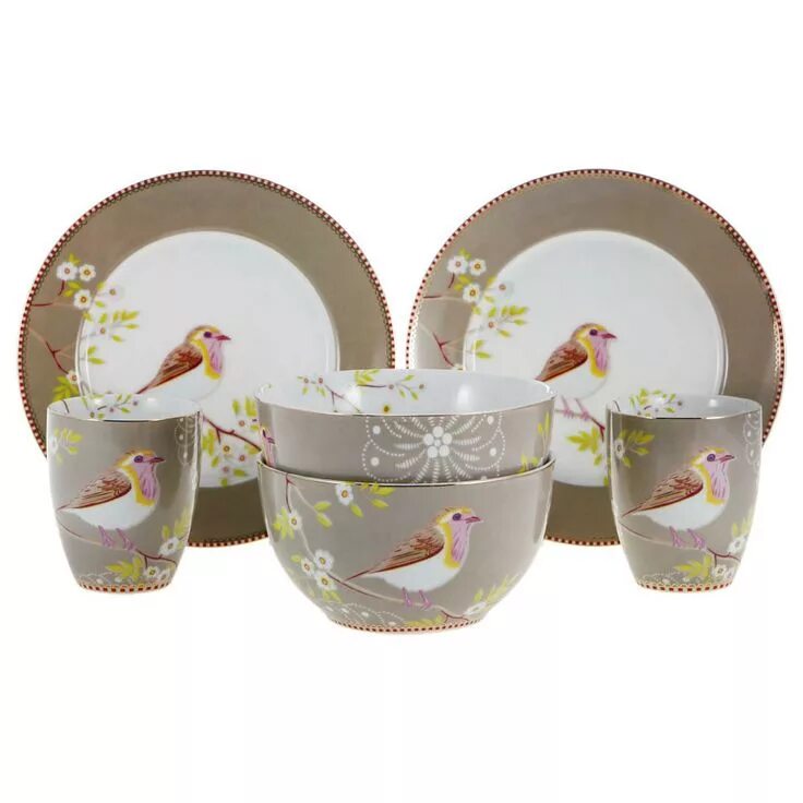 Pip set. Pip studio посуда. посуда с птицами. набор посуды с птицами. pip studio птичка.