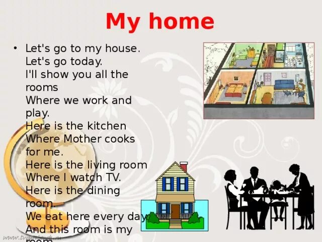 Мой дом на английском языке. My house has got two bedrooms. My house topic 6 класс. Стих про дом на английском языке. My house стих.