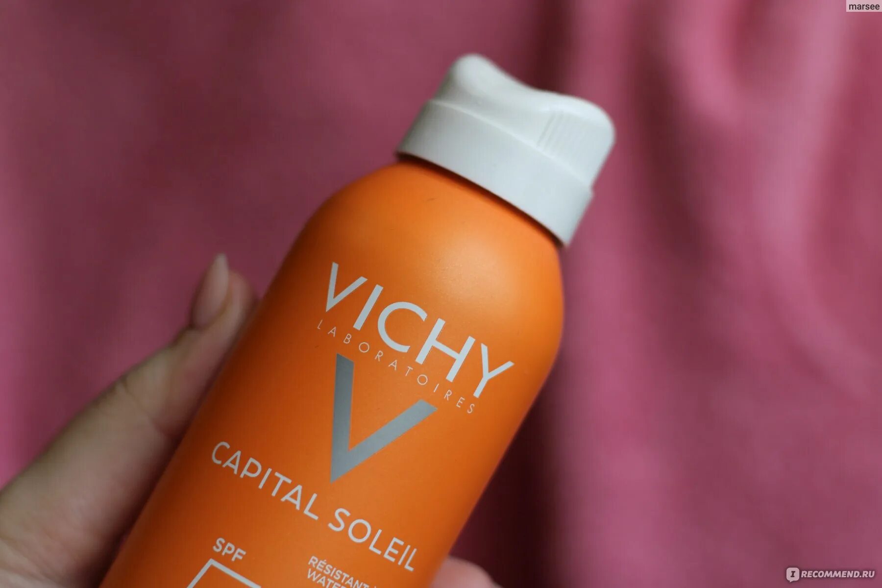 Vichy capital soleil spf 50 отзывы. Виши спрей вуаль СПФ 50. Vichy Capital Soleil SPF 50. Солнцезащитный спрей Vichy 50 SPF. Vichy Capital Soleil SPF 50 спрей.