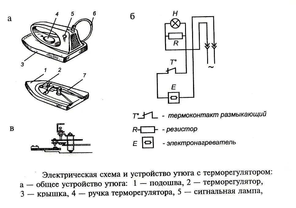 1 1000 1 60. Устройство электроутюга с терморегулятором схема подключения. Утюг УТП 1000-1.8 220 схема подключения. Схема подключения Эл утюга. Электрическая схема электроутюга с терморегулятором.