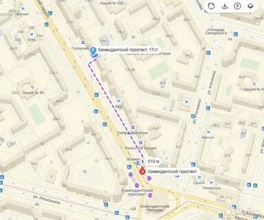 Комендантский проспект ремонт