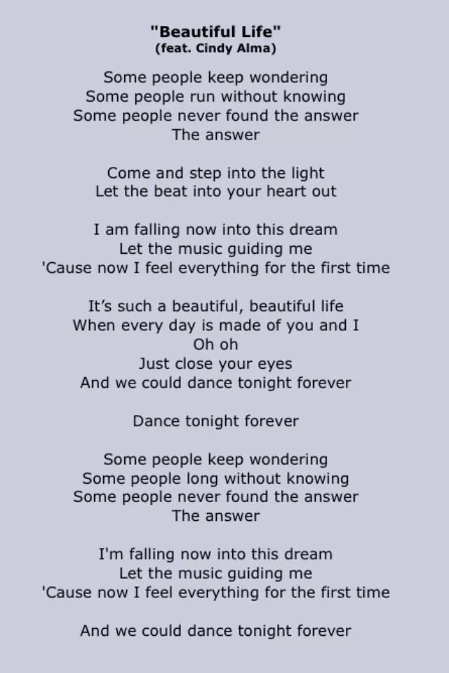 Перевод песни it my life. Beautiful Life текст. Текст песни beautiful Life. It's a beautiful Life текст. Бьютифул лайф песня.