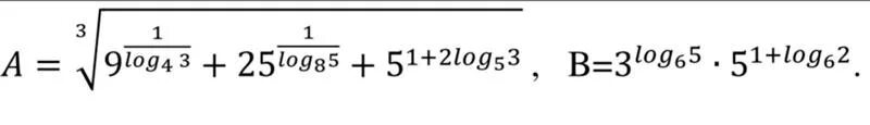 Log5 5 x 2 log5 3