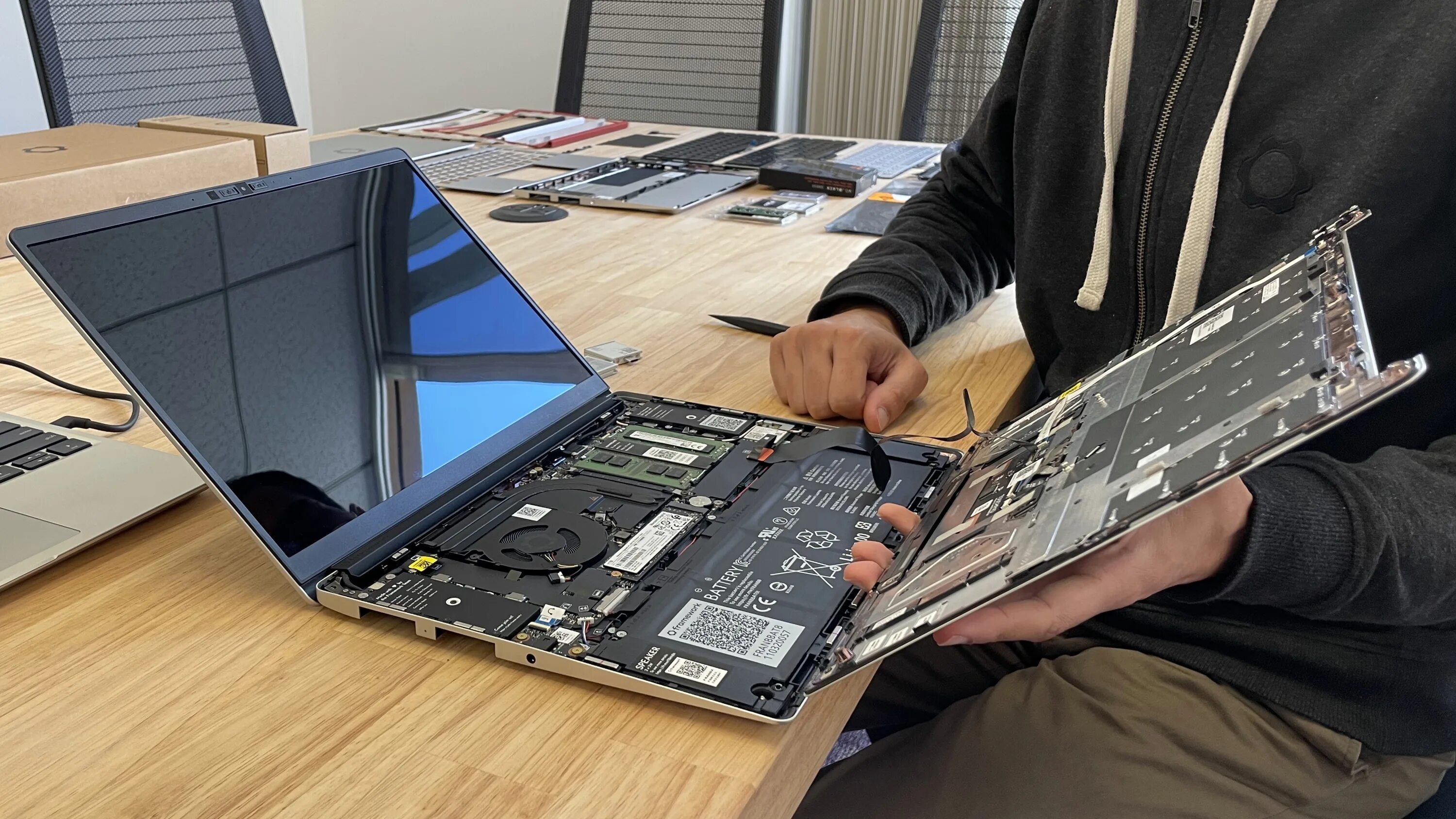 Built laptop