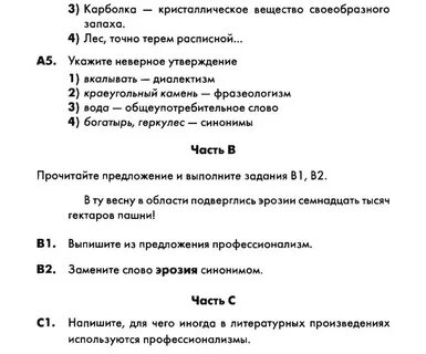 Профессионализмы диалектизмы жаргонизмы тест 6 класс