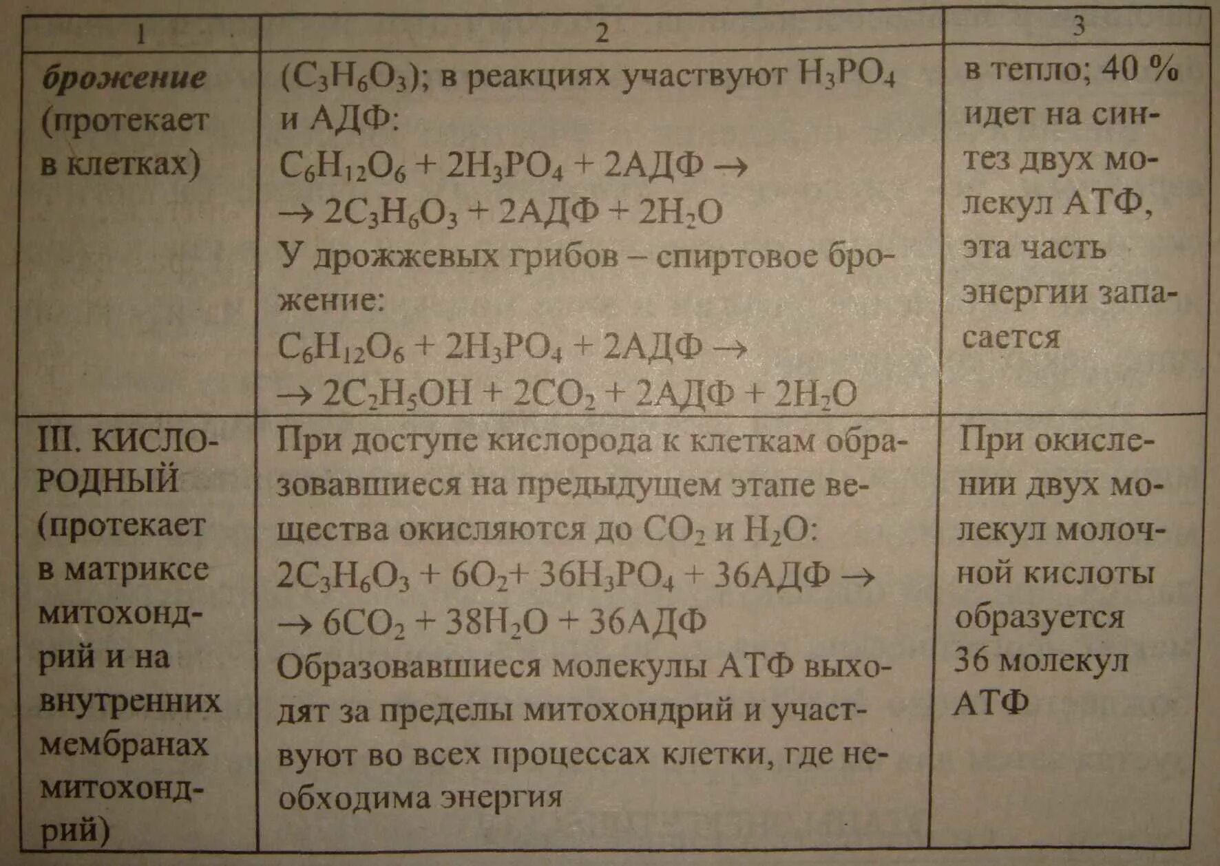 Характерные изменения вещества