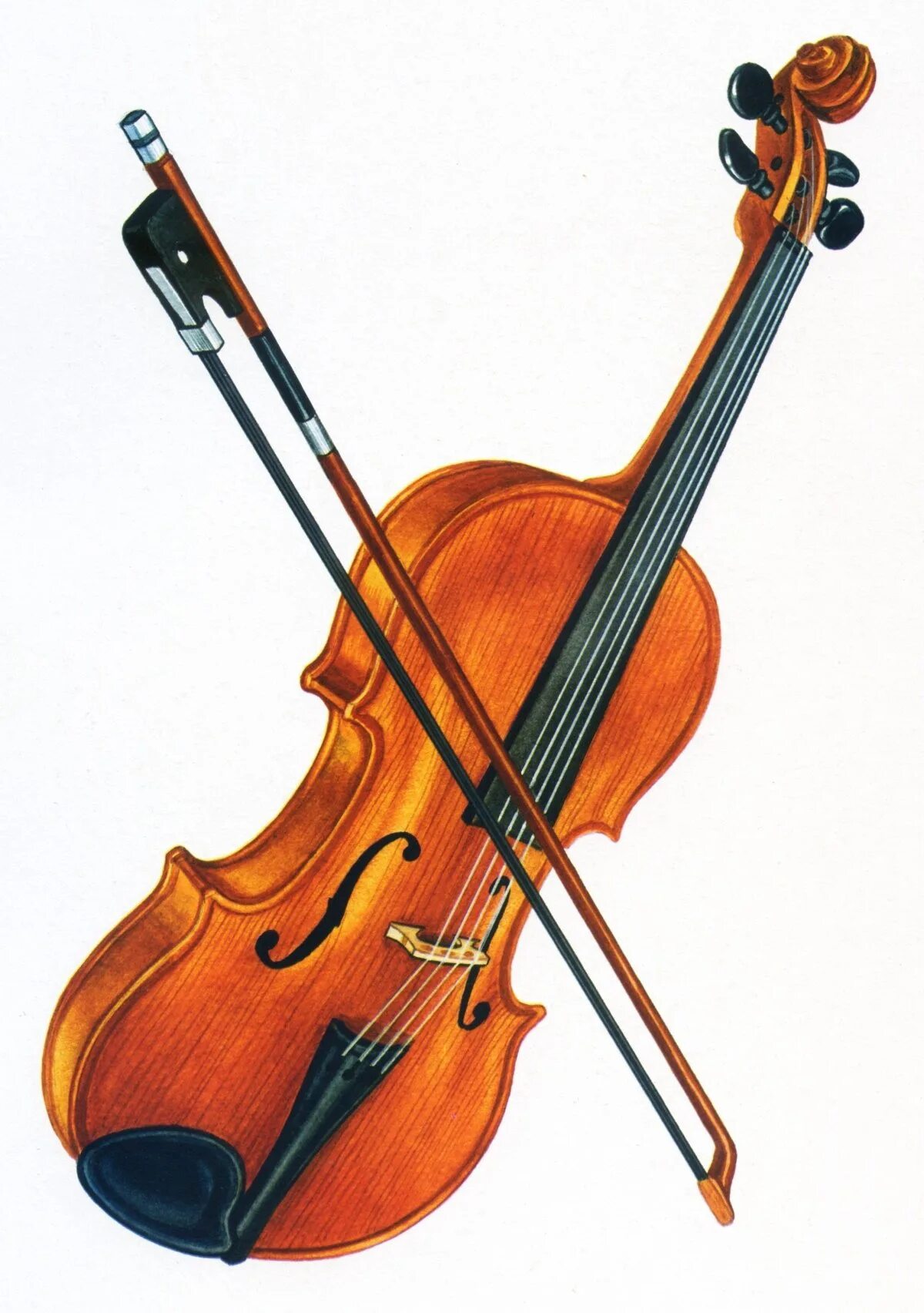 Изобразить скрипку