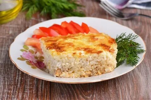 Рыбная запеканка с овощами