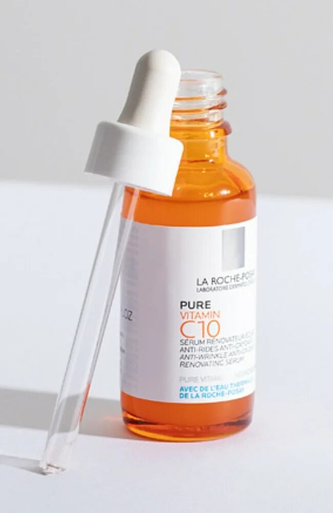 Vitamin c10 serum. Ля Рош витамин с 10 сыворотка. Ля Рош сыворотка с витамином с. La Roche-Posay сыворотка с витамином с. Ля Рош пюре витамин с 10.