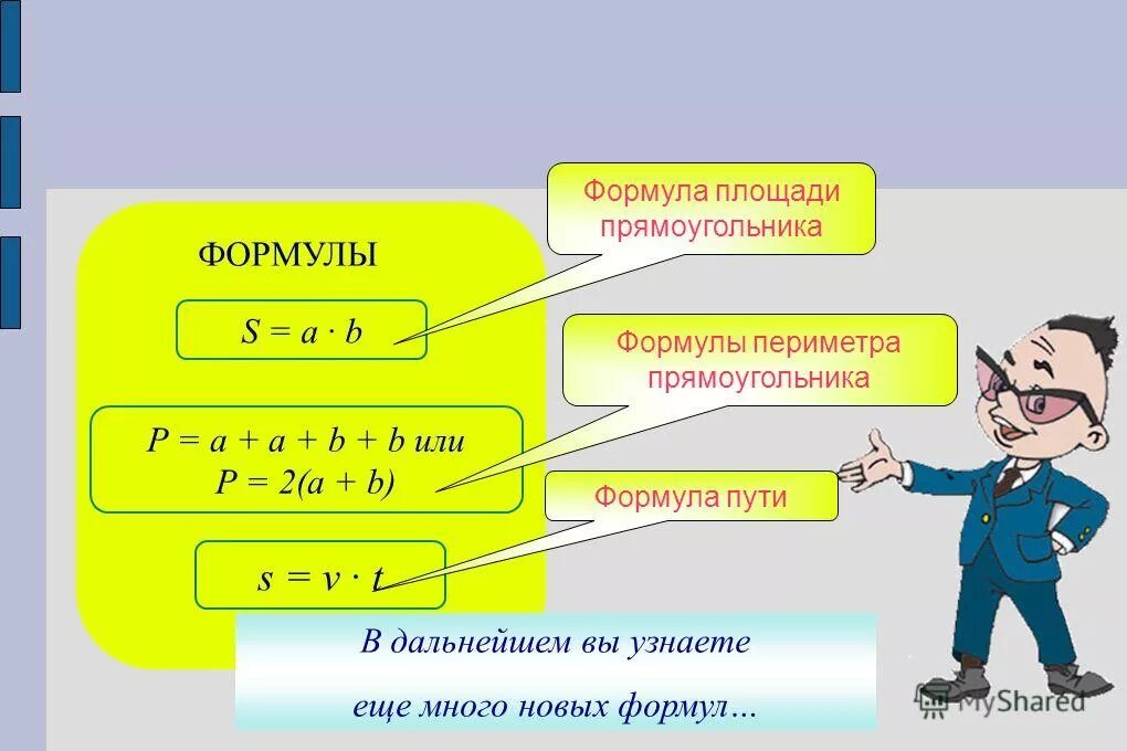 Периметр прямоугольника презентация 5 класс. Формула пути. Формулы 5 класс. Формулы 4 класс. Формулы по математике 5 класс.