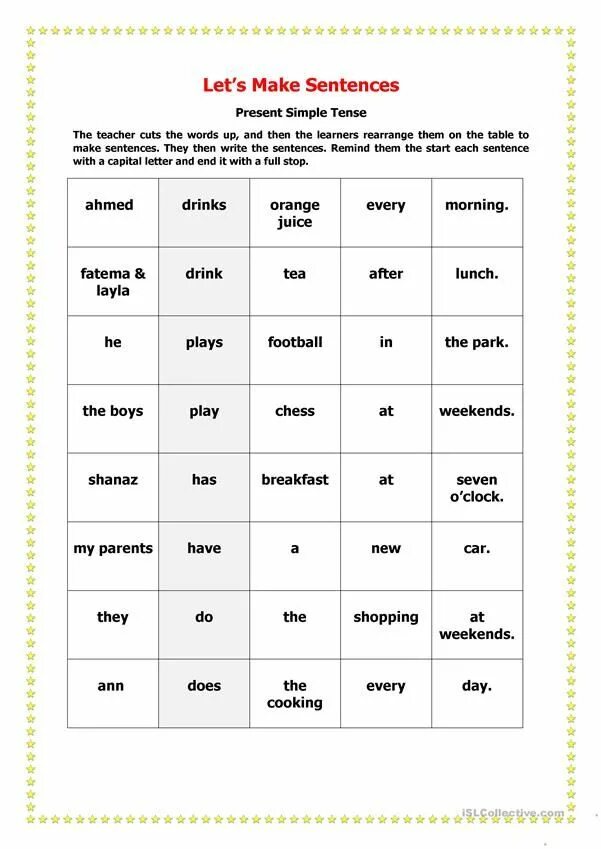 Present simple sentences. Present simple make sentences. Present simple sentences for Kids. Sentences for present simple. Make sentences past simple.