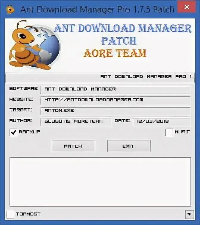 Ant download Manager. Ant download Manager logo.