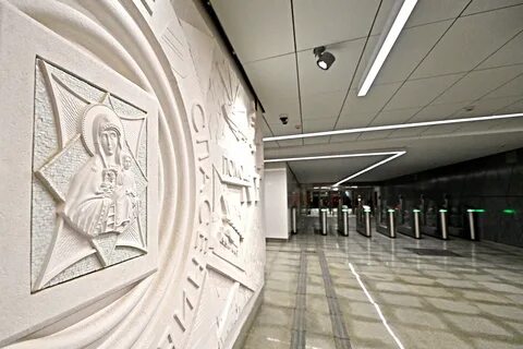 Стены станции давыдково большой кольцевой