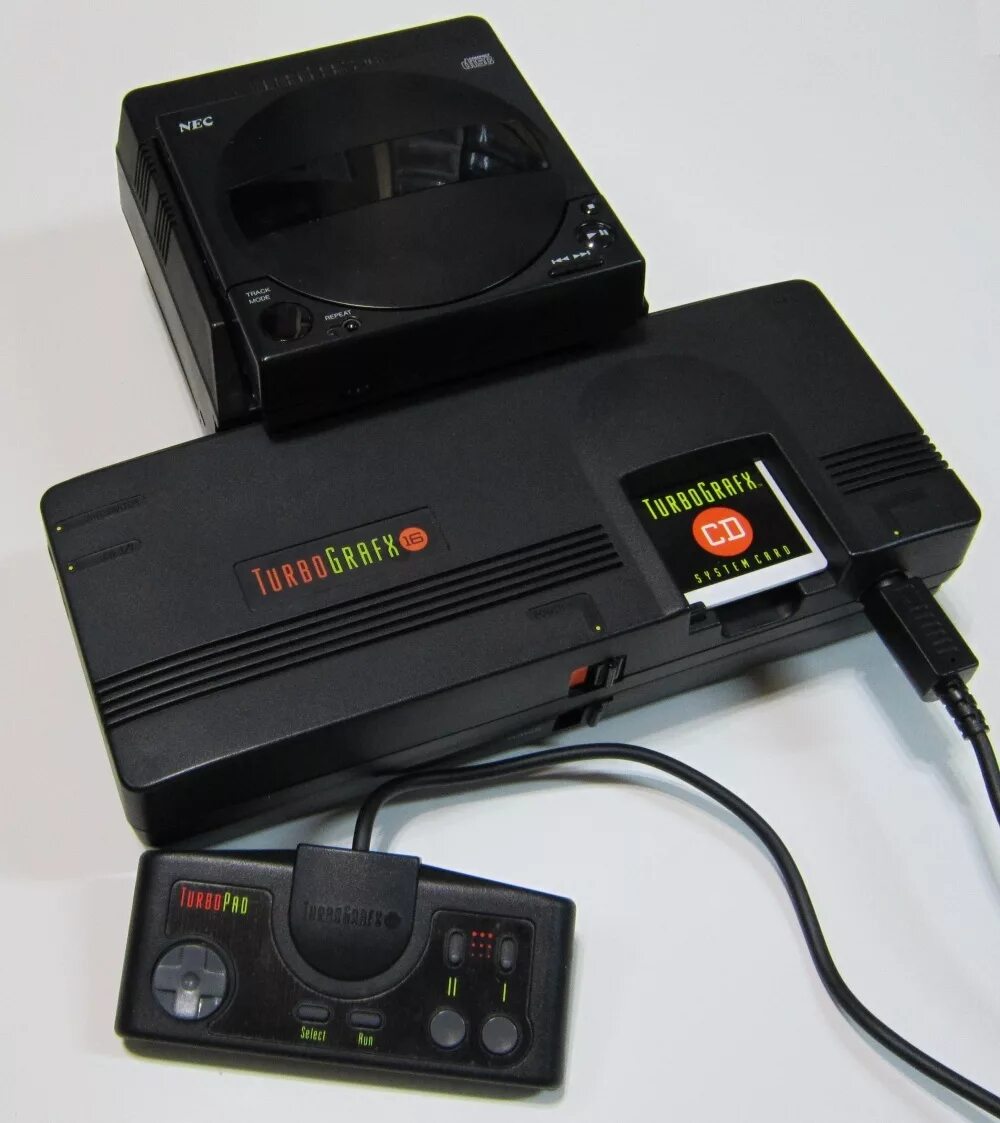 NEC TURBOGRAFX-16. NEC PC engine Duo. TURBOGRAFX-16 CD. PC engine / TURBOGRAFX-16.