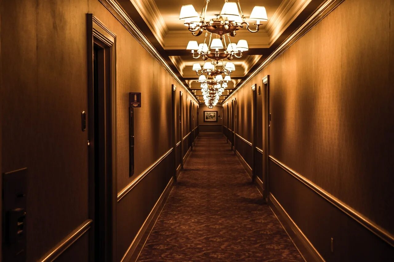 Hallway перевод. Отель Сесил коридоры. Темный коридор. Длинный коридор.