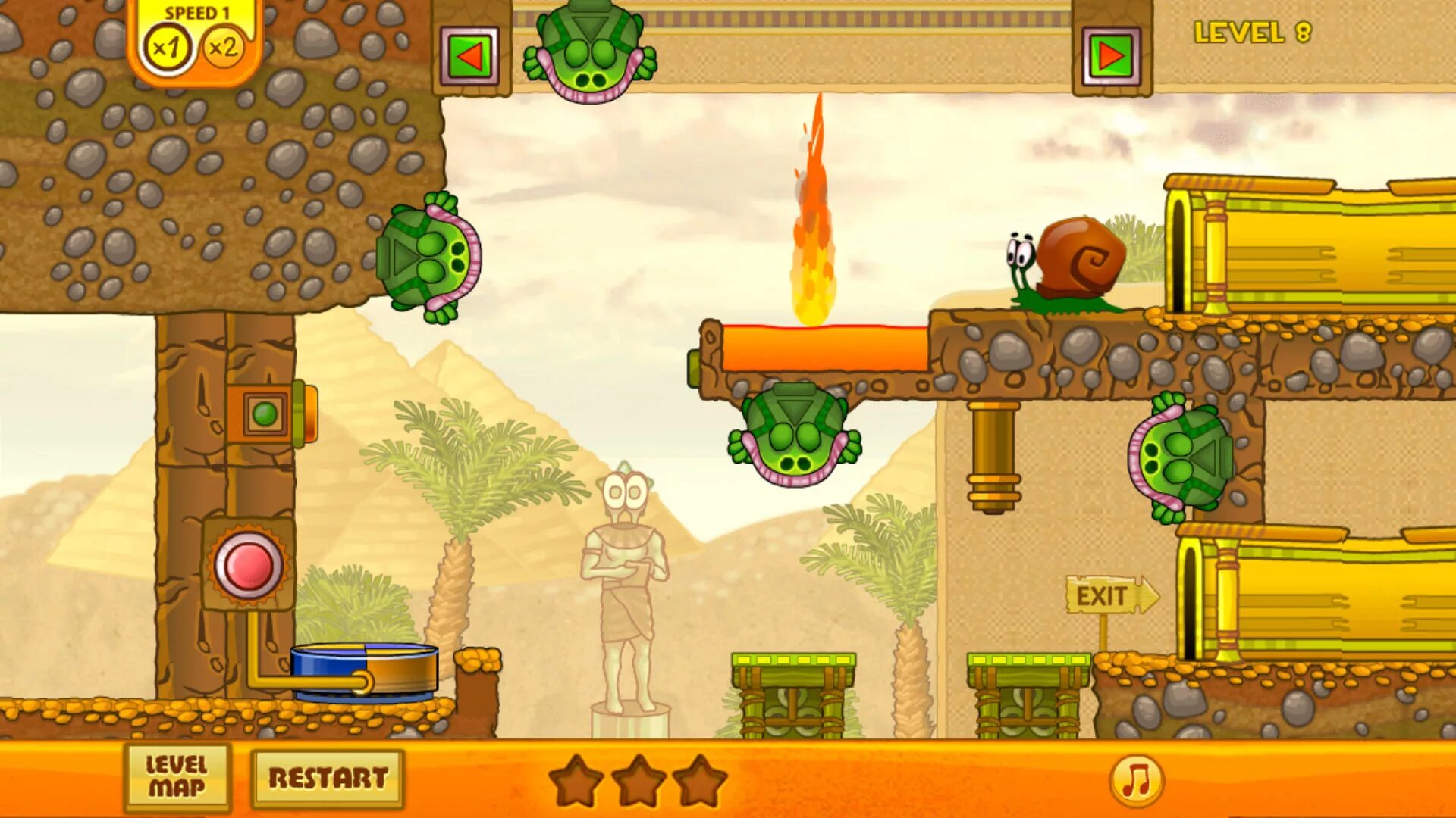 Боб 9 играть. Игра snail bob 1. улитка боб 3 (snail bob 3). snail bob egypt level 3. улитка боб древний египет.
