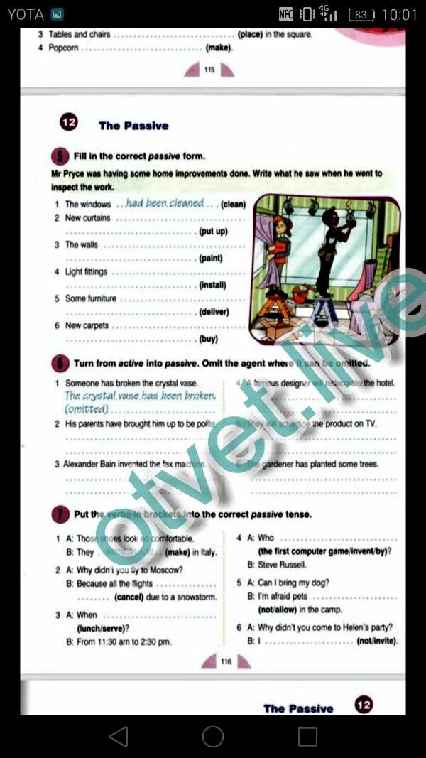 Fill in the correct passive. Fill in the correct Passive form Mr Price was having some Home Improvements done учебник. Correct Passive form. Номер 161 fill in the Passive ответы. Module 6 the Passive fill in the Table.