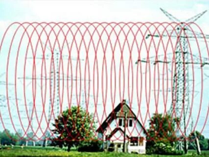 Линии электропередач излучение