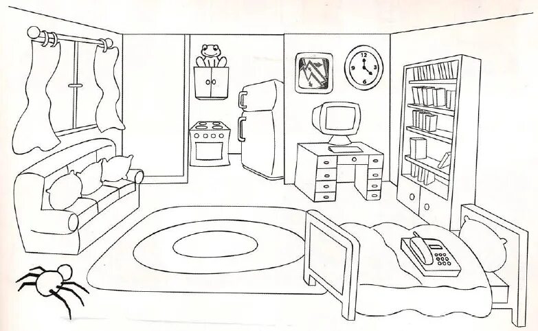 Read and colour my home 2 класс. Упражнения на цвета в английском языке для детей. Read and colour the picture. Rooms tasks for children. Зимние задания по английскому для детей.