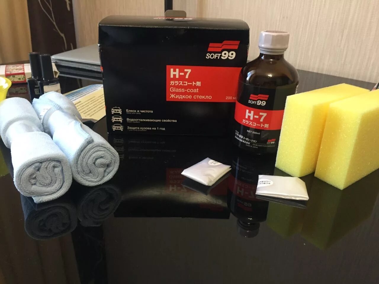 Шт. Стекло soft. Стекло soft. Soft 99 жидкое стекло. Soft99 покрытие для кузова жидкое стекло h-7, 100мл 10088.