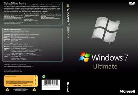 #windows7ultimate #windows7 #windows #coverart #poster #dvd #cover #technol...