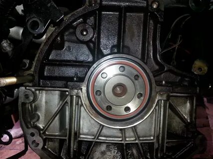 Установка заднего сальника