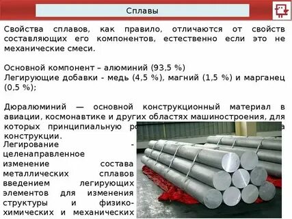 Дюраль состав сплава