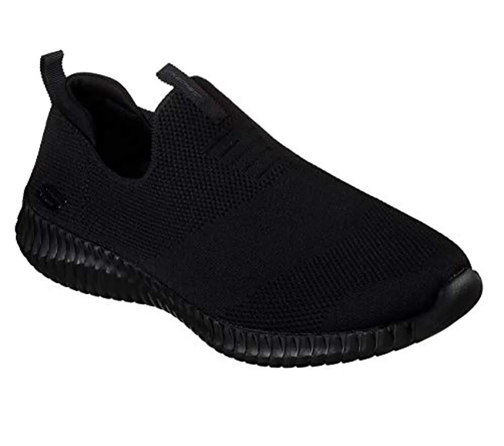 Подошве без шнурков. Skechers Elite Flex-Wasik. Skechers кроссовки черные 52649. Skechers Flex Elite. Skechers кроссовки мужские без шнурков.