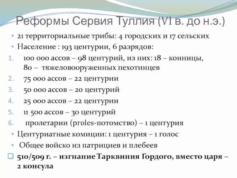 Реформы туллия в древнем риме. Сервий Туллий реформы кратко. Реформы Сервия Туллия. Реформы Сервия Туллия в древнем Риме. Перечислите реформы Сервия Туллия..