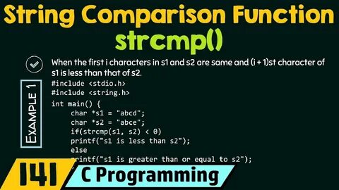 String compare