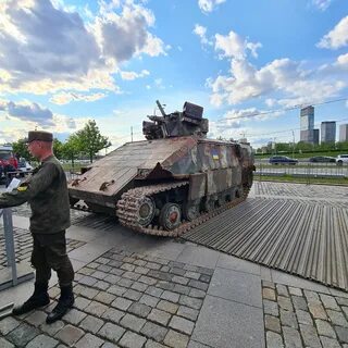 Трофейная техника на поклонная гора