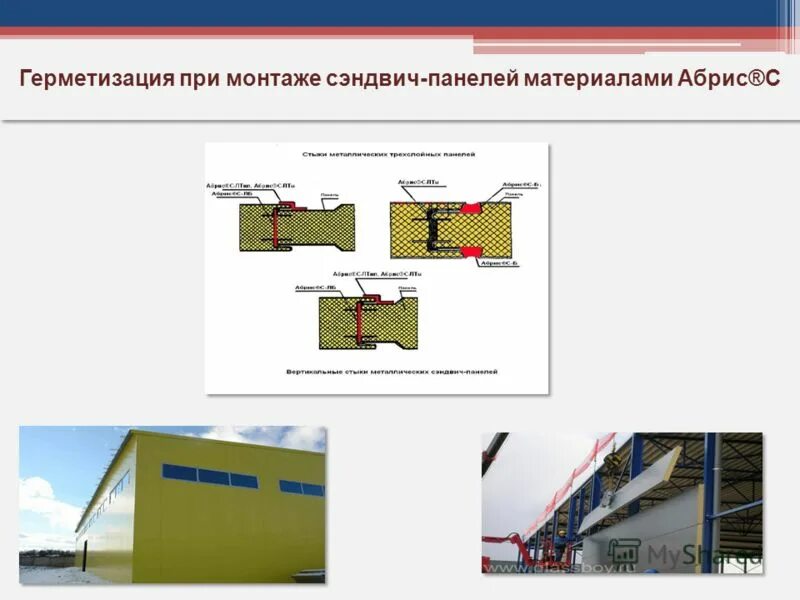 герметизация стыков стеновых сэндвич панелей. уплотнение стыков сэндвич панелей. узел герметизации сэндвич-панелей. герметизация стыков кровли. основные виды герметизирующих материалов.